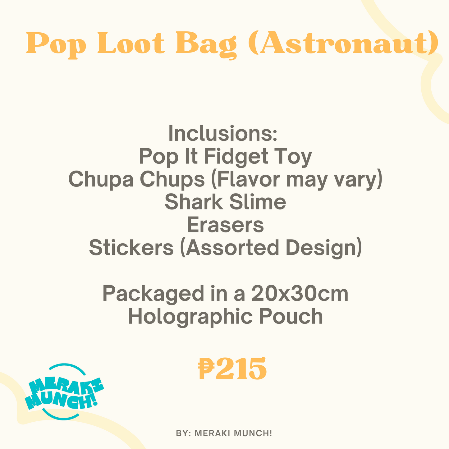 Pop Loot Bag